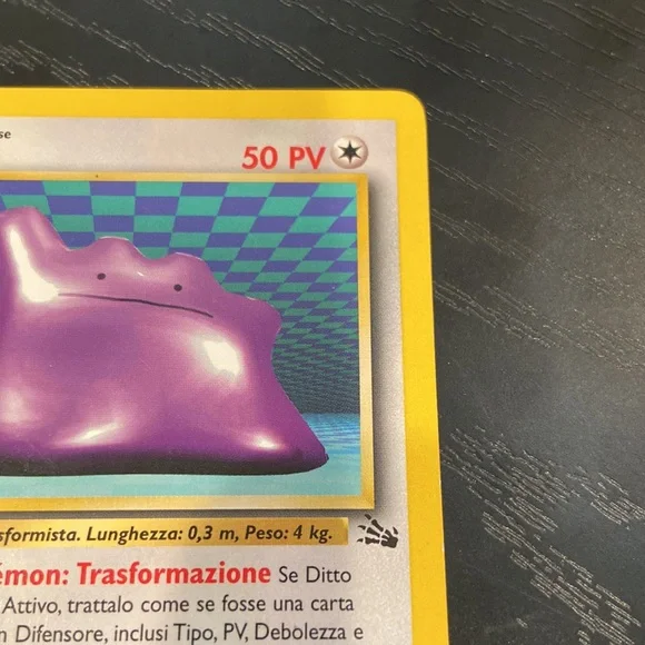 Ditto 18/62 Fossil Pokémon Card 1999 Non Holo (Italian) - Picture 5 of 8